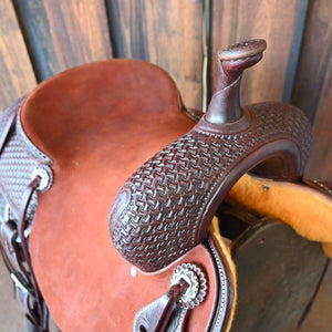 15.5" JEFF SMITH CUTTING SADDLE Saddles Jeff Smith   