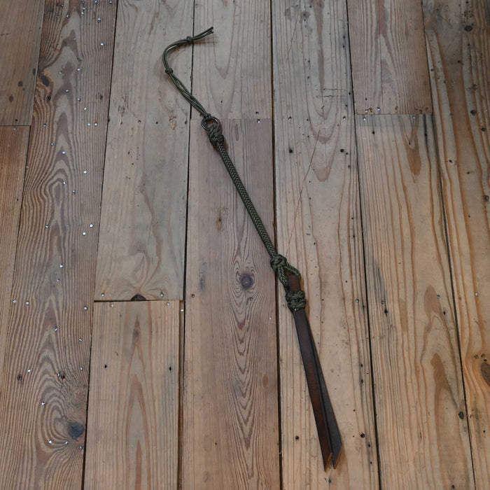 Green Nylon Wrapped Quirt