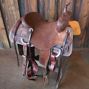 16.5" JEFF SMITH CUTTING SADDLE Saddles Jeff Smith   