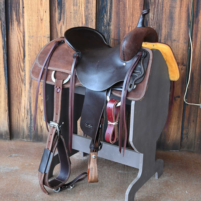 15.5" JEFF SMITH BEAU GALYEAN CUTTING SADDLE