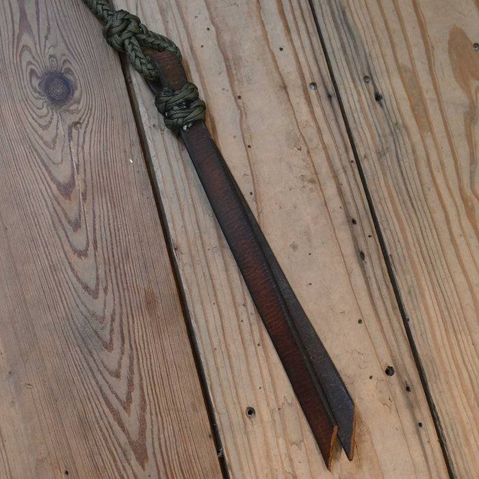Green Nylon Wrapped Quirt