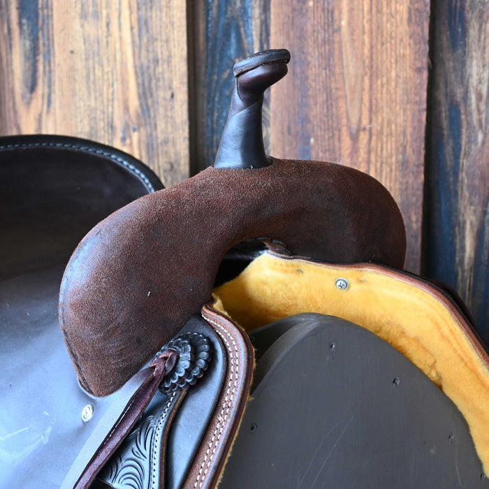 15.5" JEFF SMITH BEAU GALYEAN CUTTING SADDLE