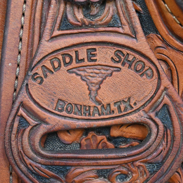 14.5" USED TWISTER ROPING SADDLE