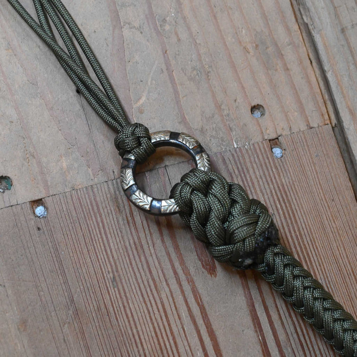Green Nylon Wrapped Quirt