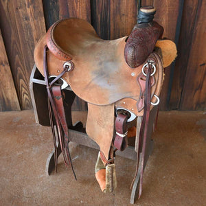 14.5" USED TESKEY'S RANCH SADDLE