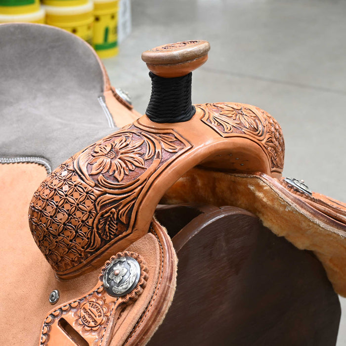 16.5" TESKEY'S TEAM ROPING SADDLE