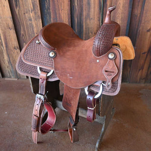 15.5" JEFF SMITH CUTTING SADDLE Saddles Jeff Smith   