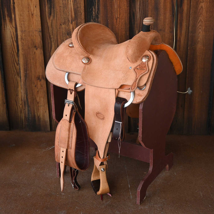 13" TESKEY'S TEAM ROPING SADDLE Saddles - New Teskey's Saddlery