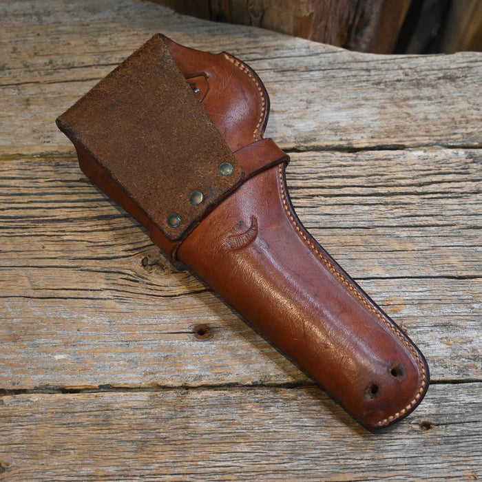 Vintage Handmade Tooled Gun Holster by Hunter