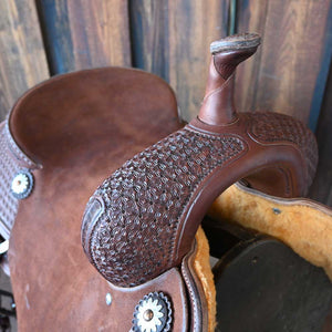 15.5" JEFF SMITH CUTTING SADDLE Saddles Jeff Smith   