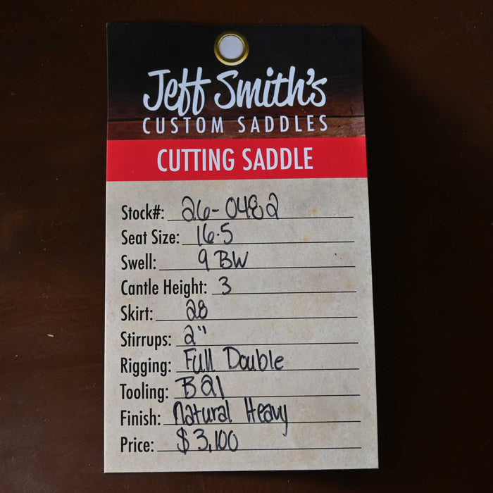 16.5" JEFF SMITH BUSTER WELCH CUTTING SADDLE