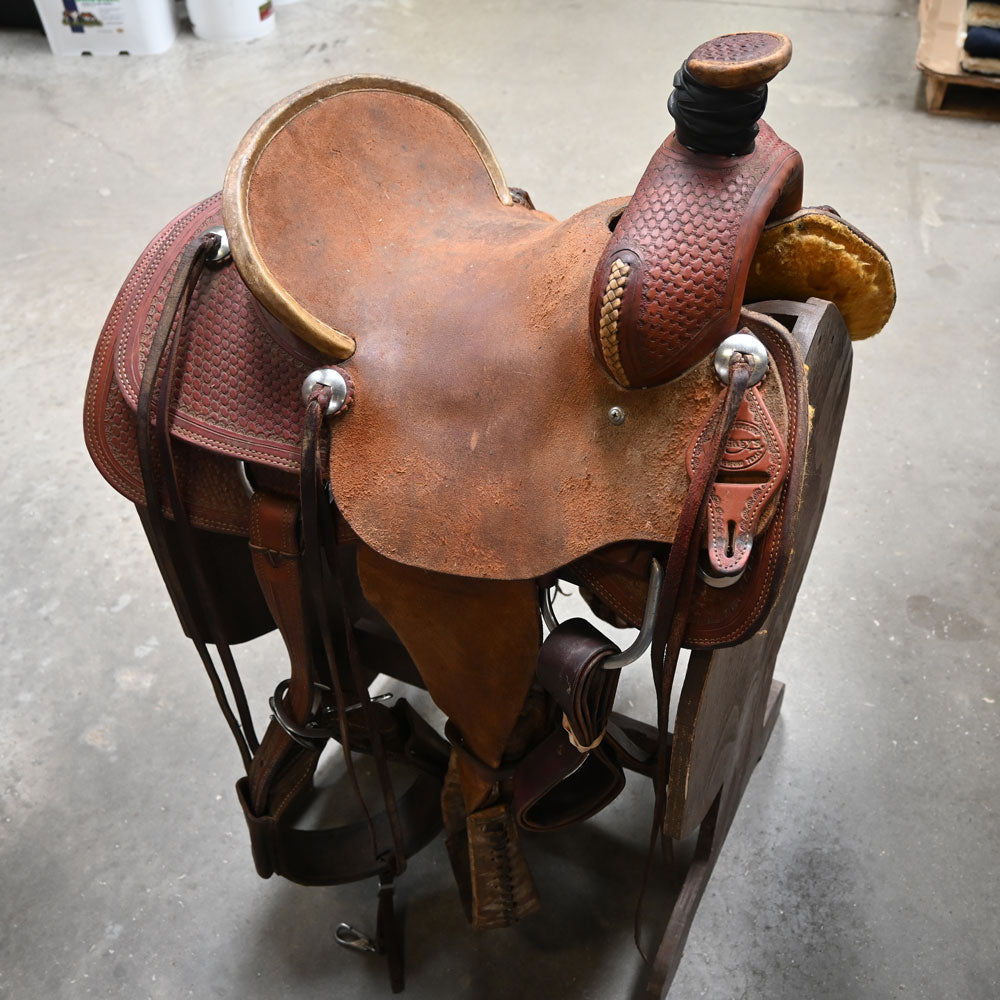 13" USED TESKEY'S RANCH ASSOCIATION SADDLE Saddles TESKEY'S SADDLERY LLC   