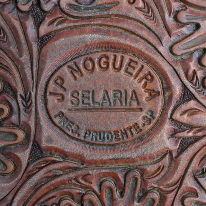 14" USED JP NOGUEIRA ROPING SADDLE