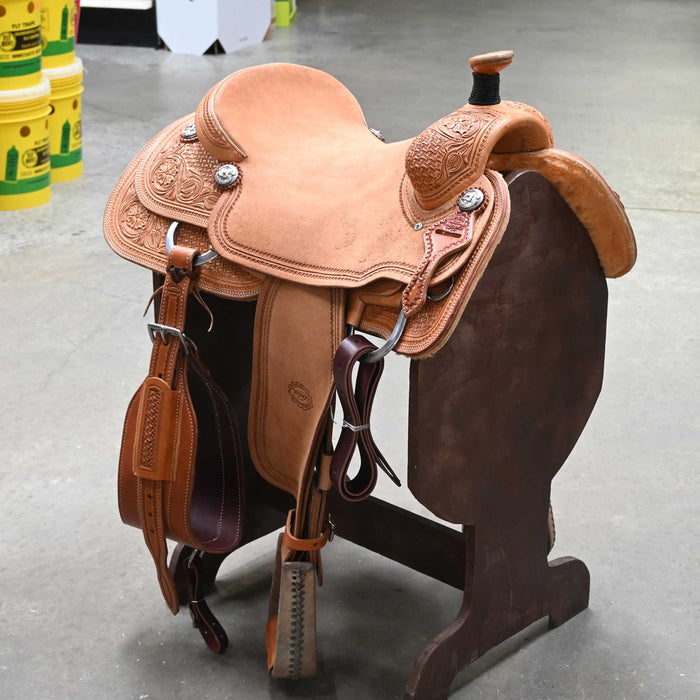 16.5" TESKEY'S TEAM ROPING SADDLE