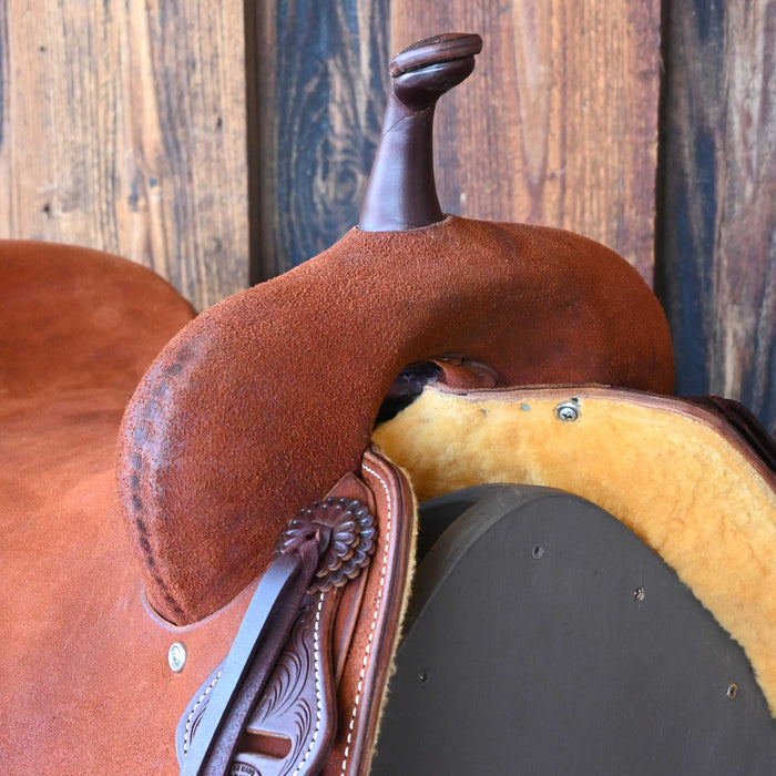 16" JEFF SMITH BEAU GALYEAN CUTTING SADDLE