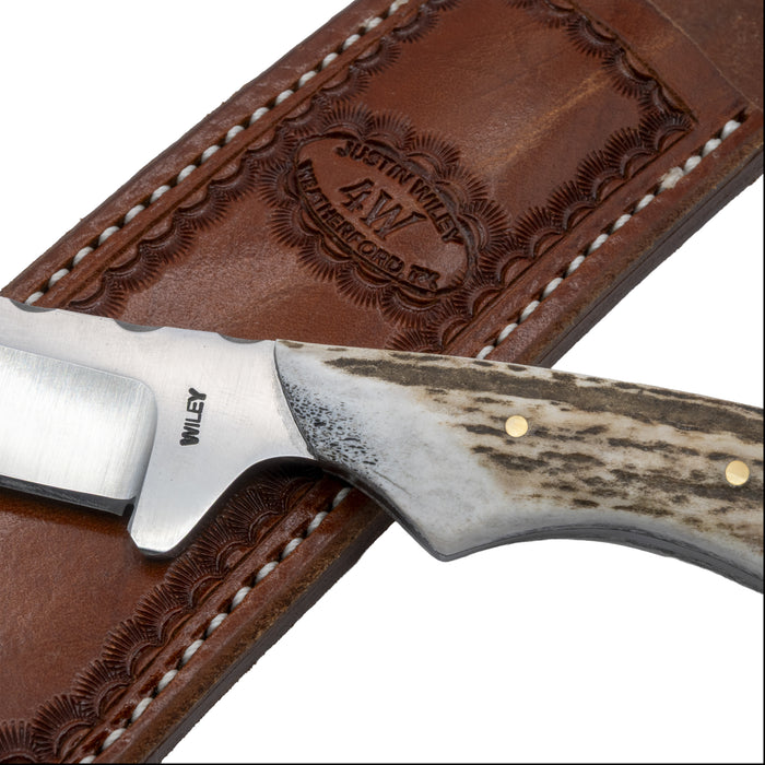 Justin Wiley Handmade Carbon Steel Jigged Camp Knife