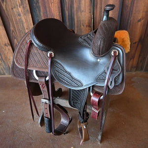 15.5" JEFF SMITH RANCH CUTTER SADDLE Saddles Jeff Smith   