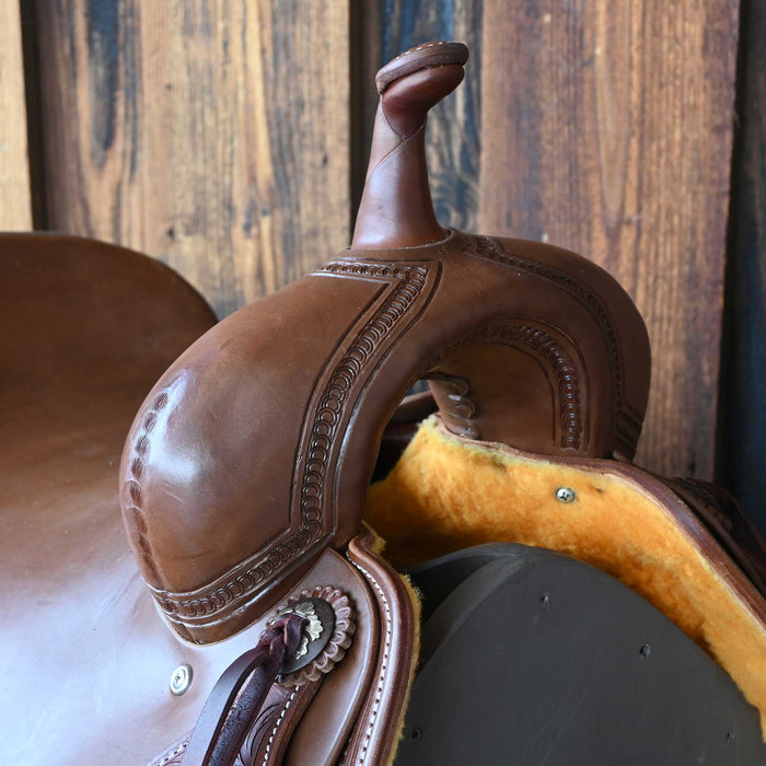 16.5" JEFF SMITH BUSTER WELCH CUTTING SADDLE