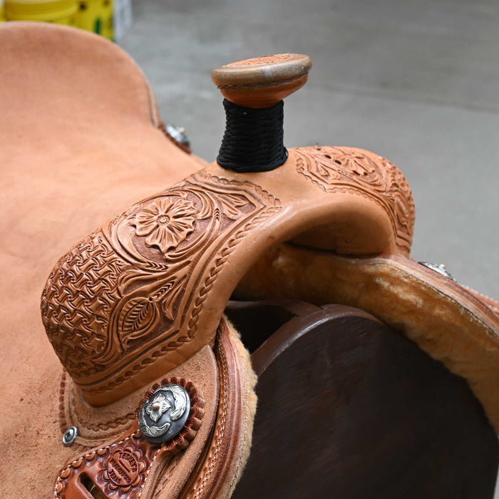 16.5" TESKEY'S TEAM ROPING SADDLE