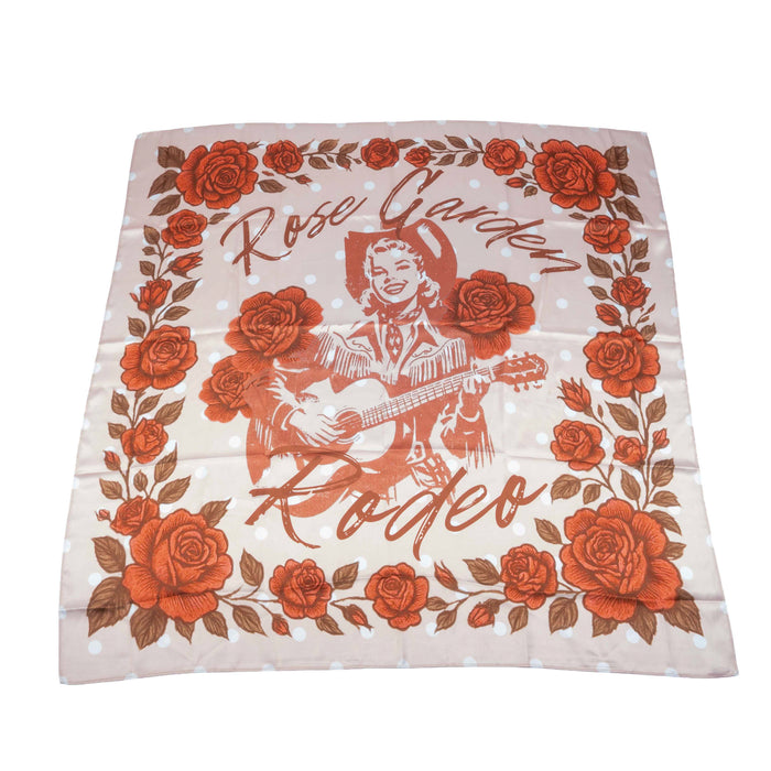 Rose Rodeo Wild Rag ACCESSORIES - Additional Accessories - Wild Rags & Scarves RODEO QUINCY