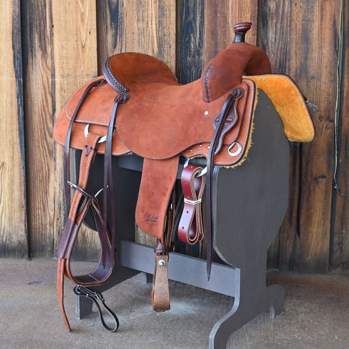 16.5" JEFF SMITH BUSTER WELCH COW HORSE SADDLE