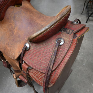 13" USED TESKEY'S RANCH ASSOCIATION SADDLE Saddles TESKEY'S SADDLERY LLC   