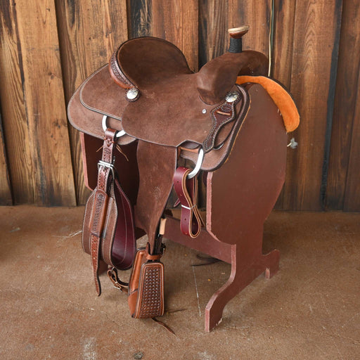 14.5" TESKEY'S TEAM ROPING SADDLE Saddles - New Teskey's Saddlery