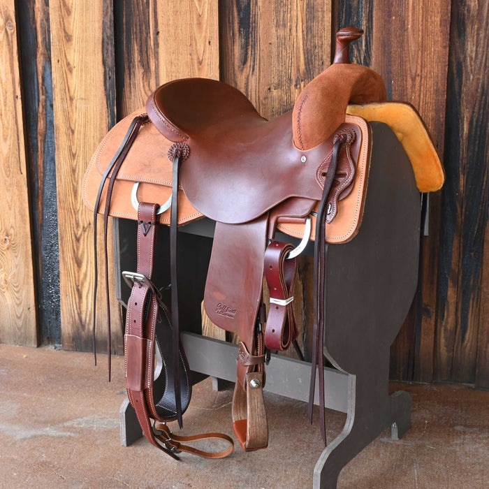 16" JEFF SMITH BUSTER WELCH RANCH CUTTER SADDLE
