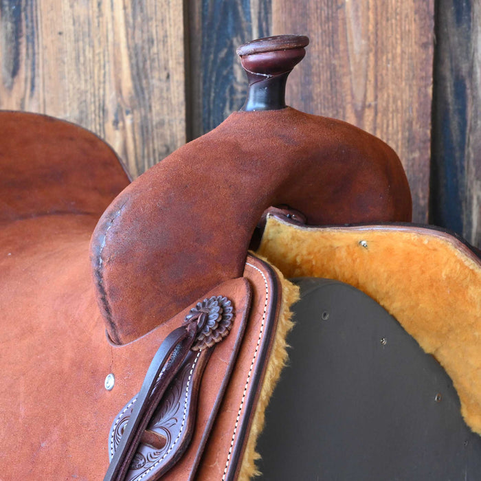 16.5" JEFF SMITH BUSTER WELCH COW HORSE SADDLE