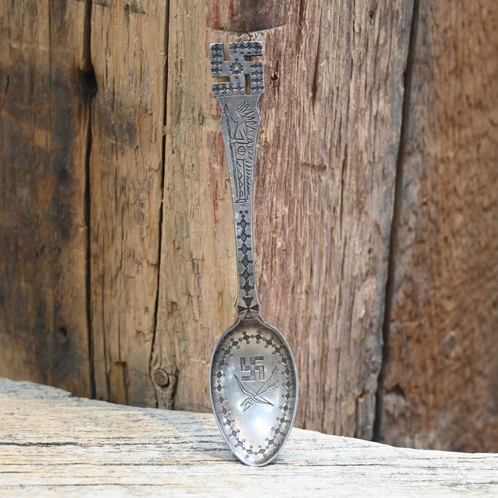 Early 20th Century Sterling Silver Navajo Spoon w/a G Stamp