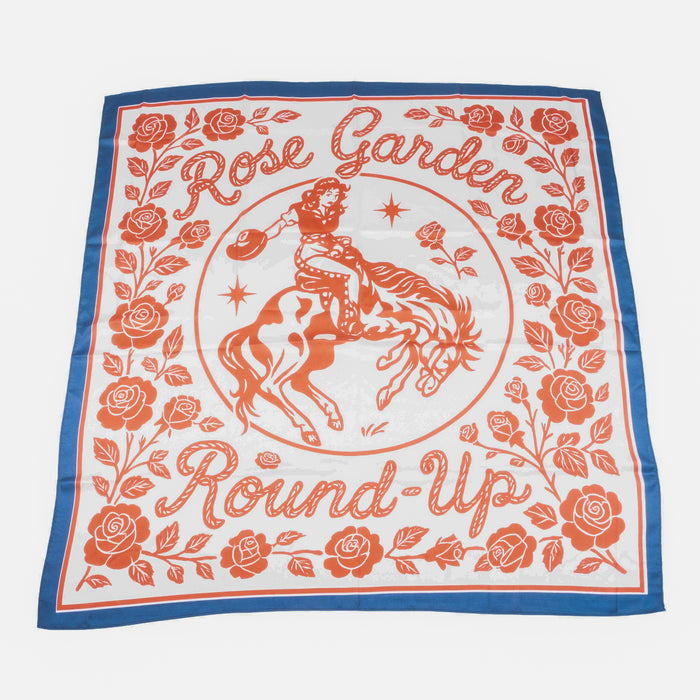 Rose Garden "Round Up" Wild Rag ACCESSORIES - Additional Accessories - Wild Rags & Scarves RODEO QUINCY