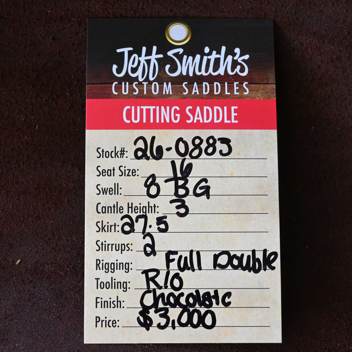 16" JEFF SMITH BEAU GALYEAN CUTTING SADDLE