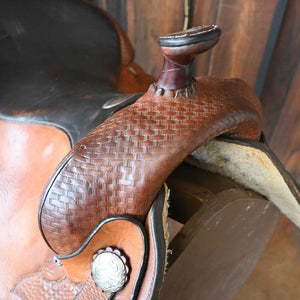 16" USED WESTERN DIAMOND PLEASURE SADDLE Saddles Western Diamond Saddles