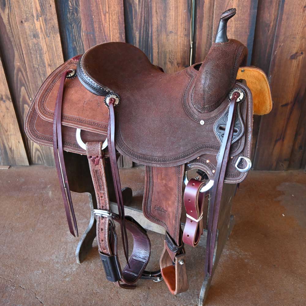 16" JEFF SMITH CUTTING SADDLE Saddles Jeff Smith   