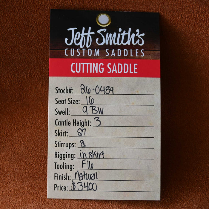 16" JEFF SMITH BUSTER WELCH CUTTING SADDLE