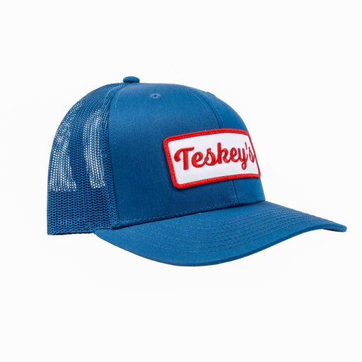 Teskey's Retro Name Tag Patch Cap - Solid Light Blue TESKEY'S GEAR - Baseball Caps Teskey's