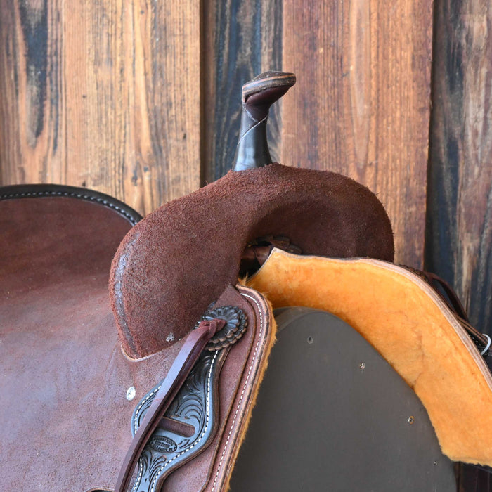 16" JEFF SMITH BEAU GALYEAN CUTTING SADDLE