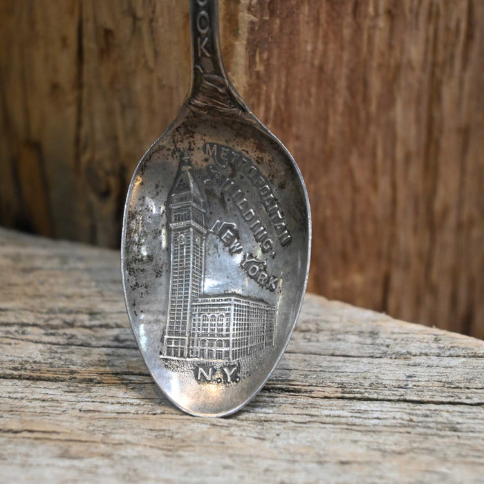 1920's Good Luck Sterling Silver Spoon