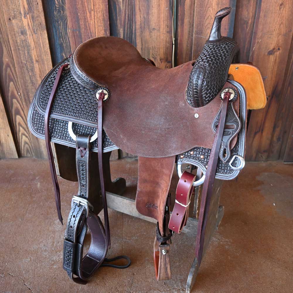 17" JEFF SMITH CUTTING SADDLE Saddles Jeff Smith   