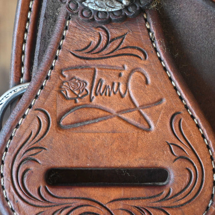14" JEFF SMITH TAMI SEMAS BARREL SADDLE Saddles - Used Jeff Smith
