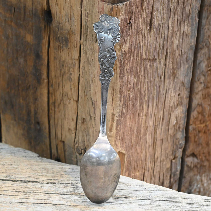 1920's Good Luck Sterling Silver Spoon