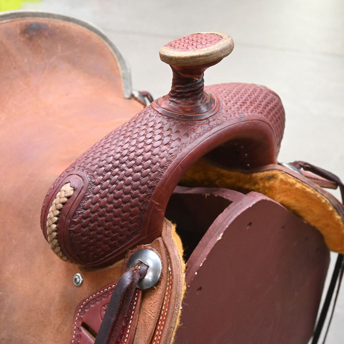 14.5" USED TESKEY'S RANCH ASSOCIATION SADDLE