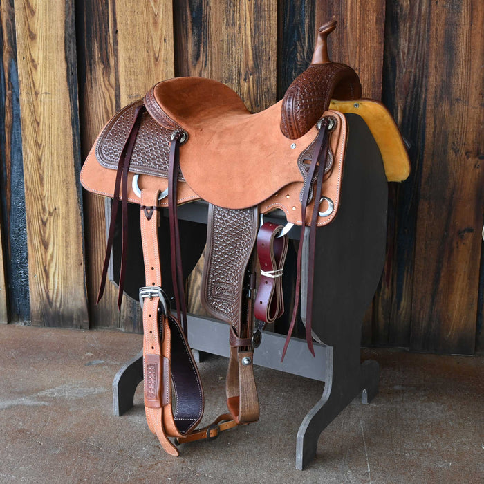 15.5" JEFF SMITH BUSTER WELCH CUTTING SADDLE