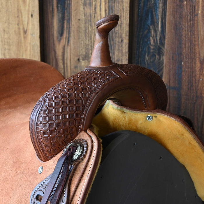 15.5" JEFF SMITH BUSTER WELCH CUTTING SADDLE