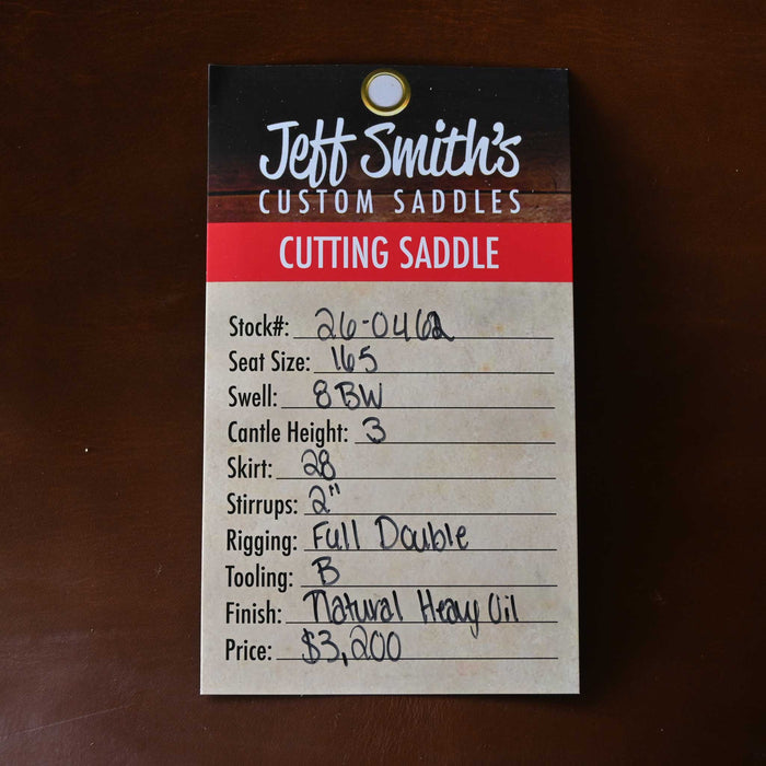 16.5" JEFF SMITH BUSTER WELCH CUTTING SADDLE