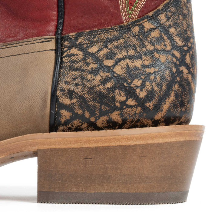 RW Ranch Men's Square Toe Sand Cowhide Boot