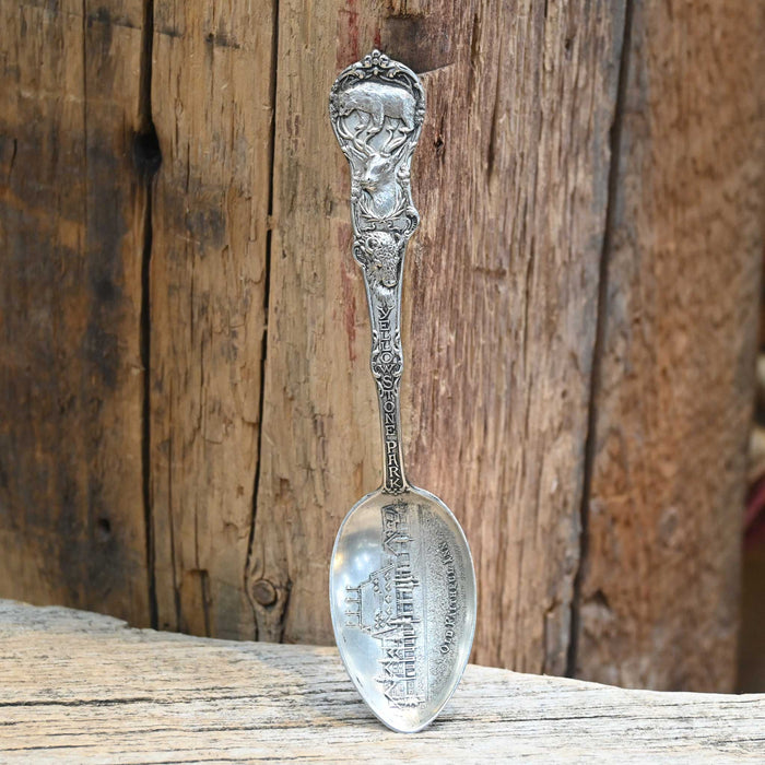 Vintage Sterling Silver Yellowstone Souviner Spoon