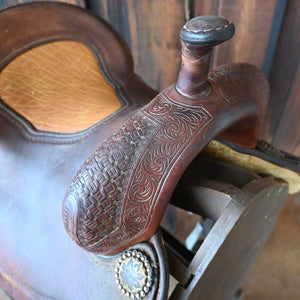 14" USED MARTIN CROWN C BARREL SADDLE Saddles Martin Saddlery