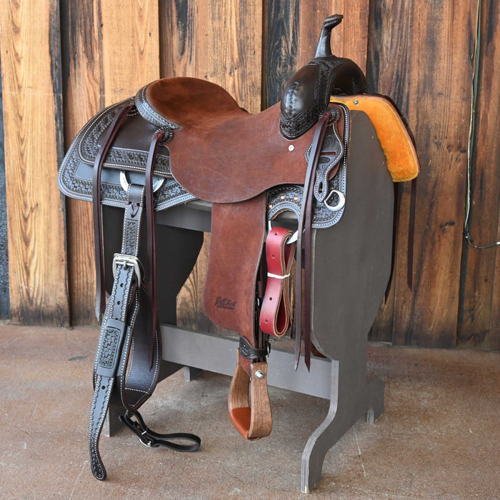 15.5" JEFF SMITH BEAU GALYEAN CUTTING SADDLE