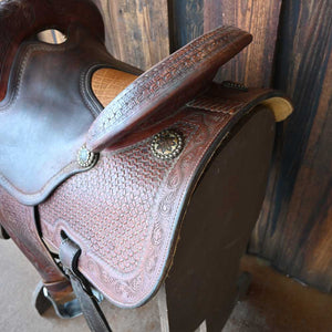 14" USED MARTIN CROWN C BARREL SADDLE Saddles Martin Saddlery